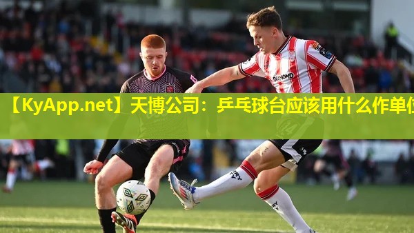 天博公司:乒乓球台应该用什么作单位