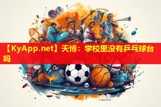 天博:学校里没有乒乓球台吗