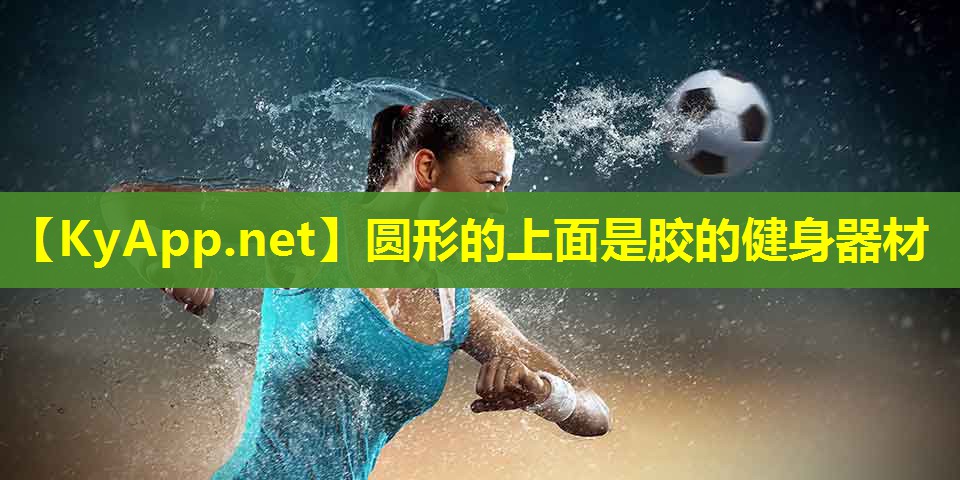 圆形的上面是胶的健身器材