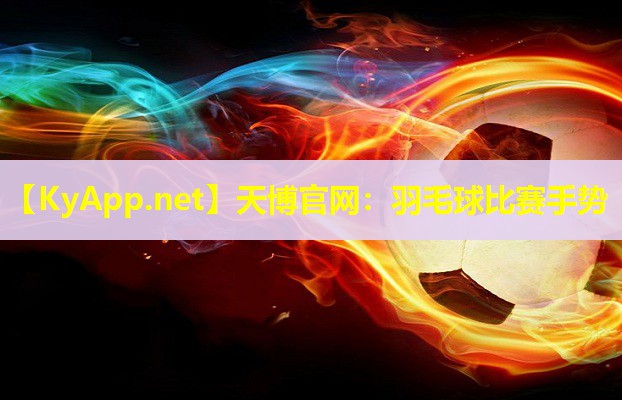 羽毛球比赛手势